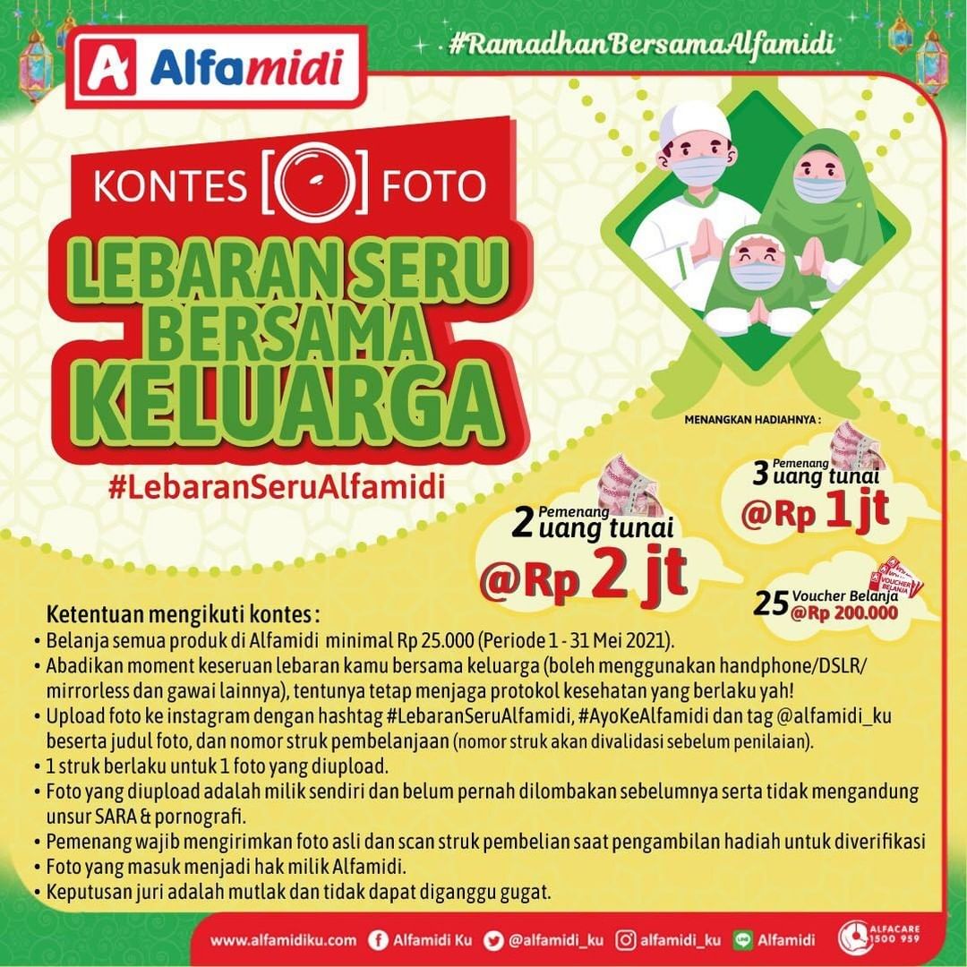 Kontes Foto Lebaran Seru Keluarga Hadiah Total Jutaan Rupiah