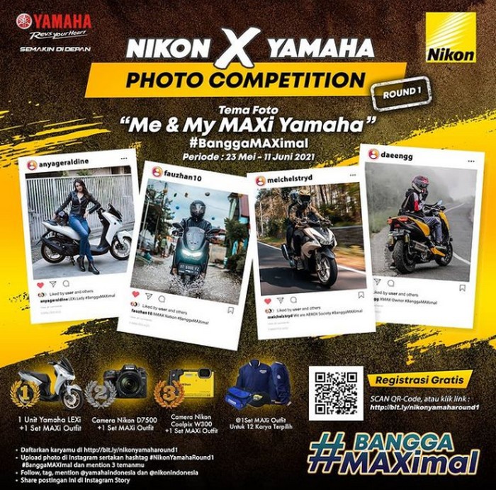 Lomba Foto Me & My MAXi Berhadiah Sepeda Motor Yamaha LEXi