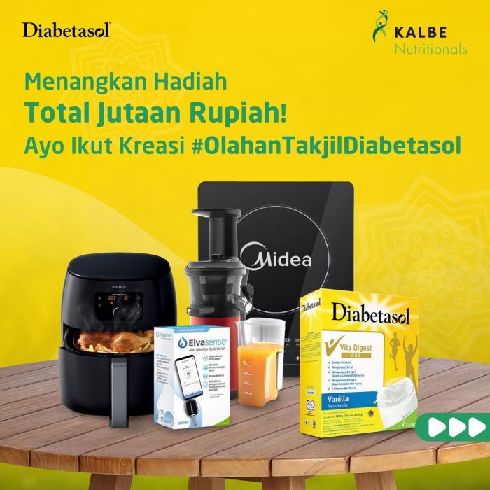 Lomba Foto Olahan Takjil Diabetasol Hadiah Air Fryer, Juicer, dll