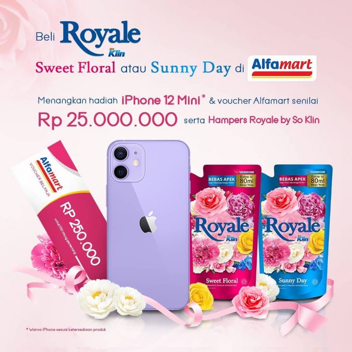 Lomba Foto Royale By SoKlin Hadiah iPhone 12, Voucher Alfamart, dll