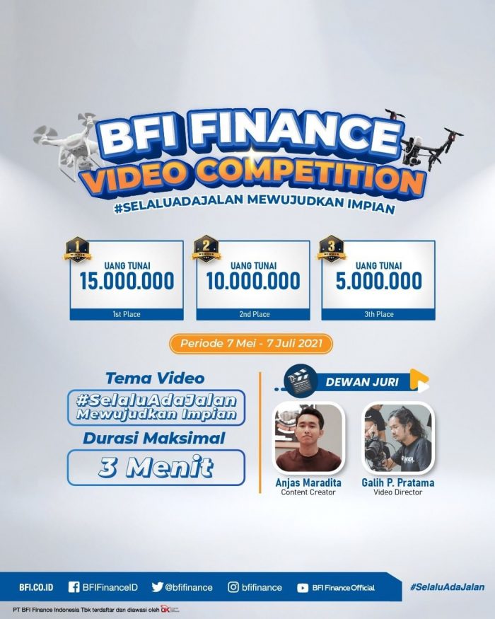 Lomba Video BFI Finance Berhadiah Uang Total 30 Juta Rupiah