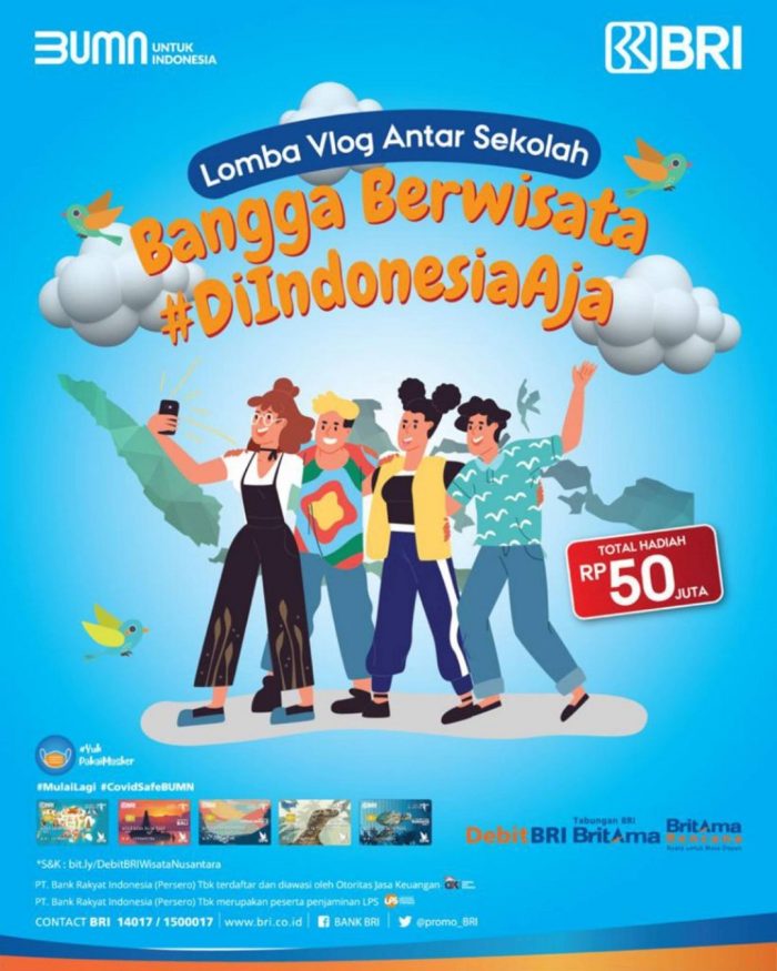 Lomba Video Bangga Berwisata Berhadiah Total 10 JUTA Rupiah