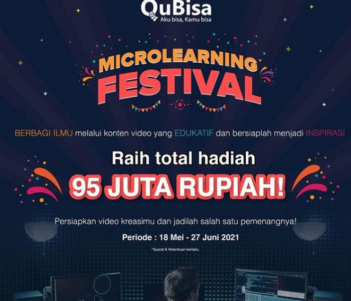 Lomba Video Microlearning Fetival QuBisa Berhadiah Total 95 Juta Rupiah
