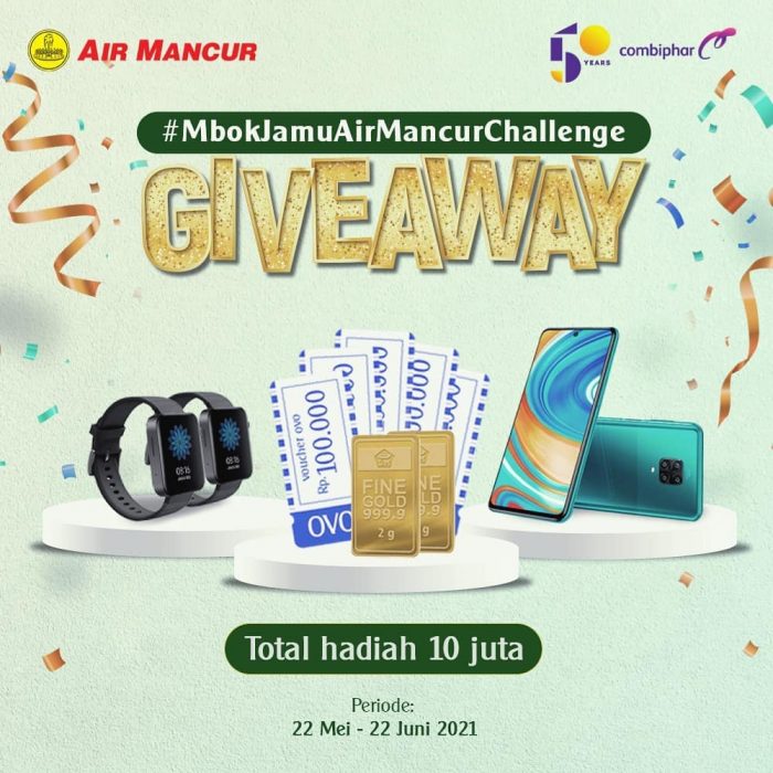 Lomba Video Parodi Mbok Jamu Air Mancur Berhadiah Total 10 JUTA