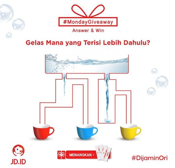 Monday Giveaway JD.id Berhadiah Voucher Belanja Total 1.5 Juta Rupiah