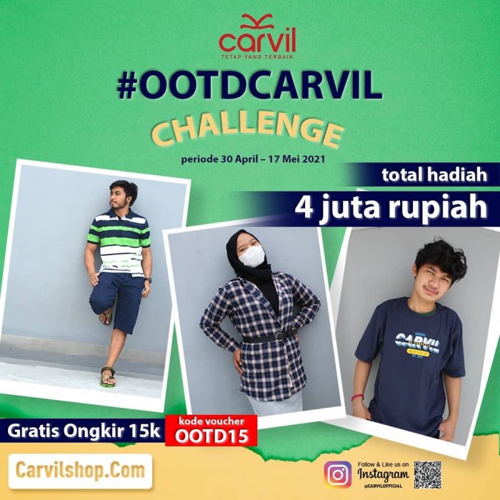 OOTD Carvil Challenge Menangkan Total Hadiah 4 Juta Rupiah