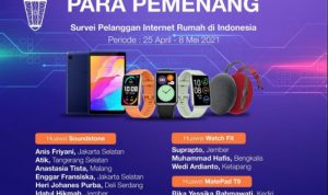 Pemenang Kuis Survei Pelanggan Internet Rumah dari Huawei