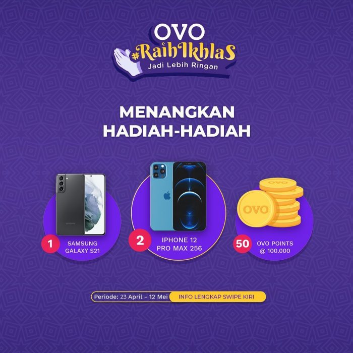 Raih Iklhas Challenge Berhadiah iPhone 12 Pro Max, OVO Poin, dll