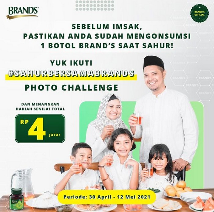 Sahur Bersama Brand's Photo Challenge Berhadiah Total Rp. 4 Juta