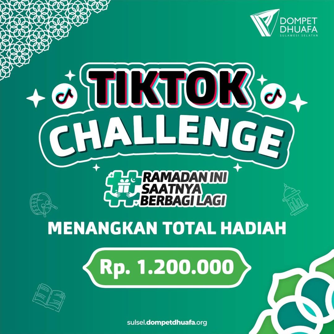 Tiktok Challenge Ramadan Dompet Dhuafa Berhadiah Jutaan Rupiah