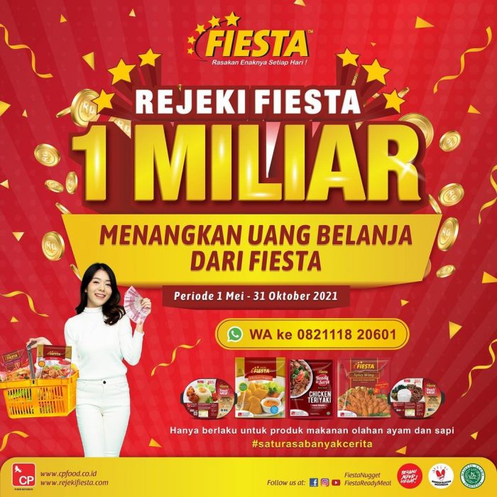 Undian Rejeki Fiesta Menangkan Uang Belanja Total 1 Miliar