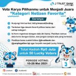 Vote Karya Desain Maskot JTrust Bank Berhadiah Total 5 Juta