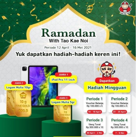 Daftar Seluruh Pemenang Undian Ramadan With Tao Kae Noi