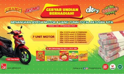 Gebyar Undian Berhadiah CP Food Champ, Akum, Asimo, Okey