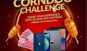 Hanzel Corndog Challenge Berhadiah iPhone 12, iPad 10.2, Mixer, dll