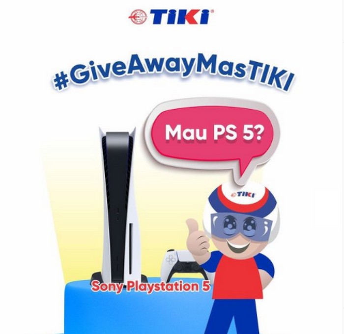 Ikuti Giveaway Mas Tiki Menangkan Sony Playstation 5 Gratis