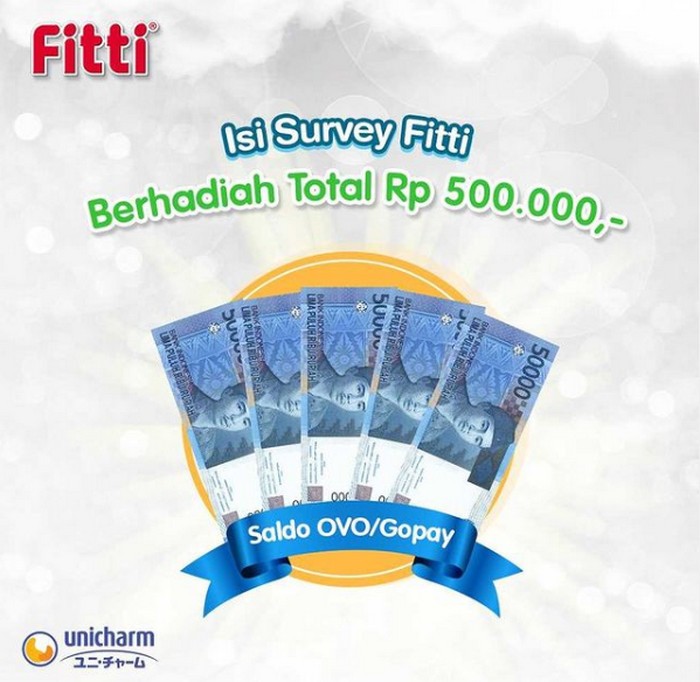 Isi Survey Fitti Digital Ads Berhadiah Saldo OVO/Gopay Total 500.000