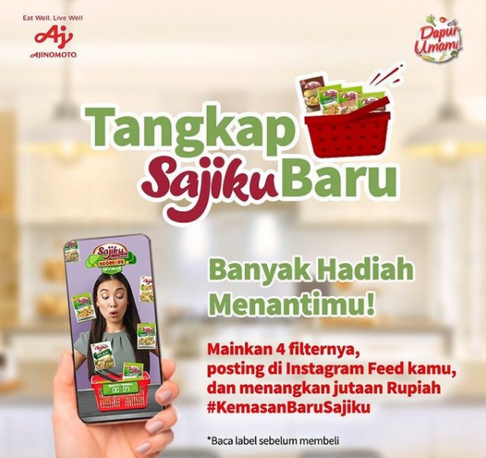 Kuis Filter Tangkap Sajiku Baru Berhadiah Voucher OVO Total 5 Juta