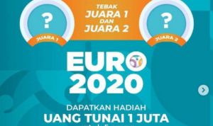 Kuis Tebak Juara Euro 2020 Berhadiah Uang Total 10 Juta dari Hannochs