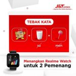 Kuis Tebak Kata J&T Express Berhadiah 2 unit Realme Watch Gratis