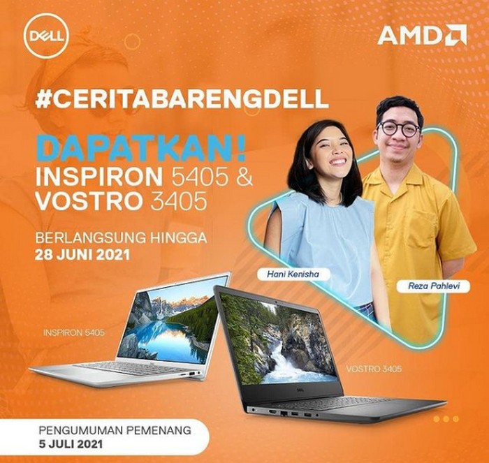 Lomba Cerita Bareng Dell Dapatkan Laptop Inspiron 5405 & Vostro 3405