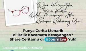 Lomba Cerita Kacamata Kesayangan Berhadiah Total Senilai Rp 4,5 Juta