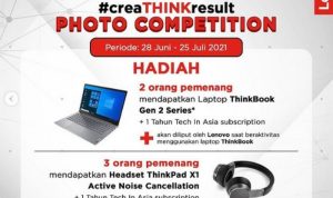 Lomba Foto CreaThink Result Berhadiah 2 Laptop Lenovo ThinkBook Gen 2