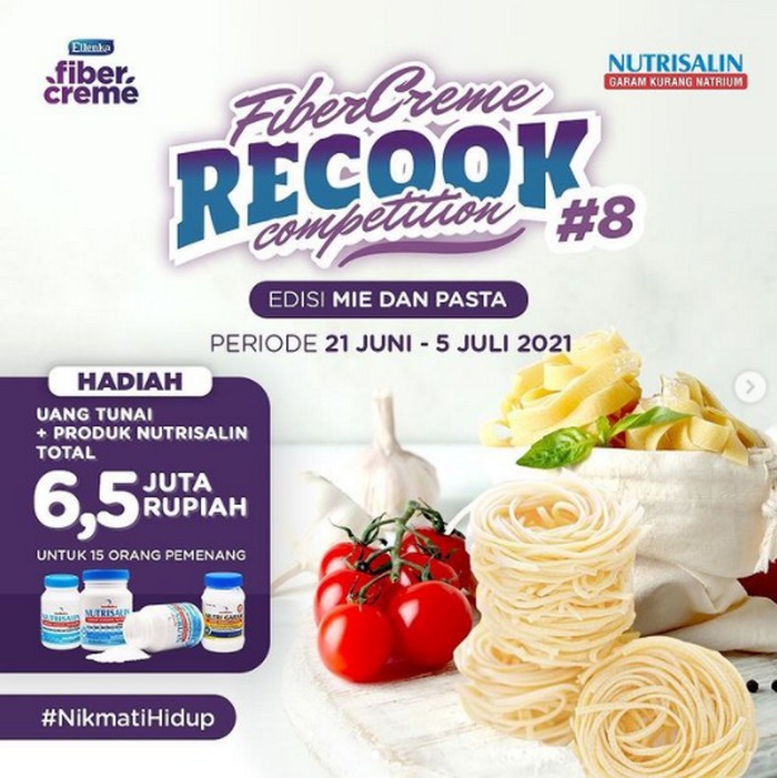 Lomba Masak Mie Pasta FiberCreme Berhadiah Uang + Produk Total 6,5 Juta