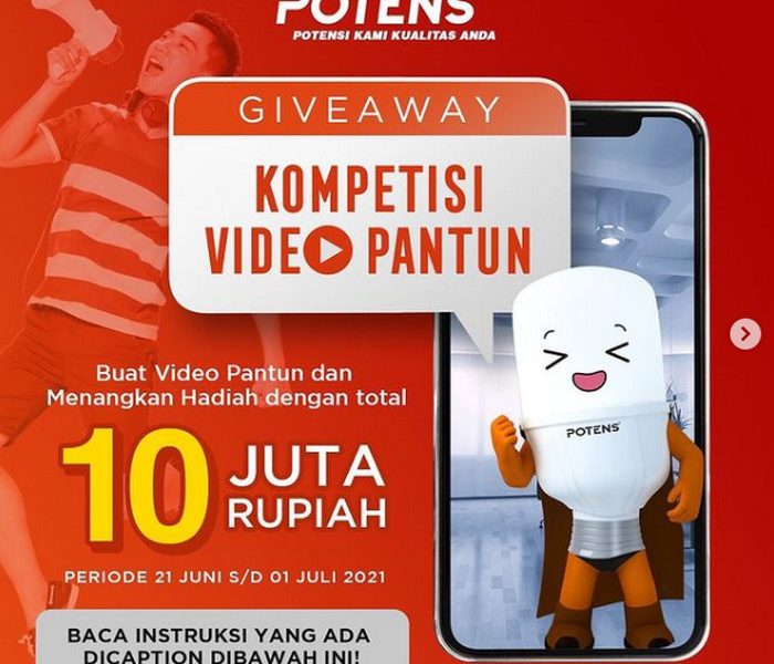 Lomba Pantun Potens Berhadiah Sepeda Lipat, TV LED, dll Total 10 Juta