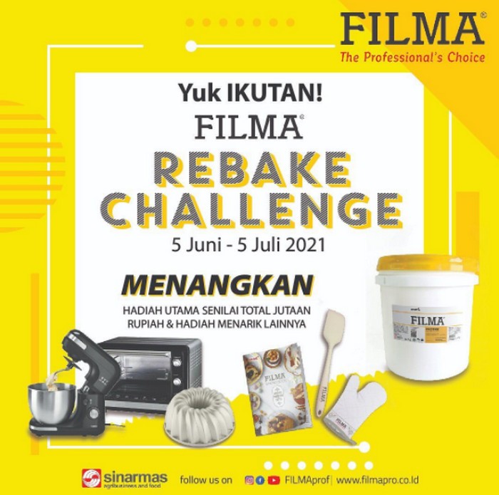 Lomba Rebake Resep Filma Berhadiah Stand Mixer, Oven, Loyang, dll