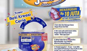 Lomba Roti Kreasi Ceria Menangkan Hadiah Total 10 Juta Setiap Minggunya