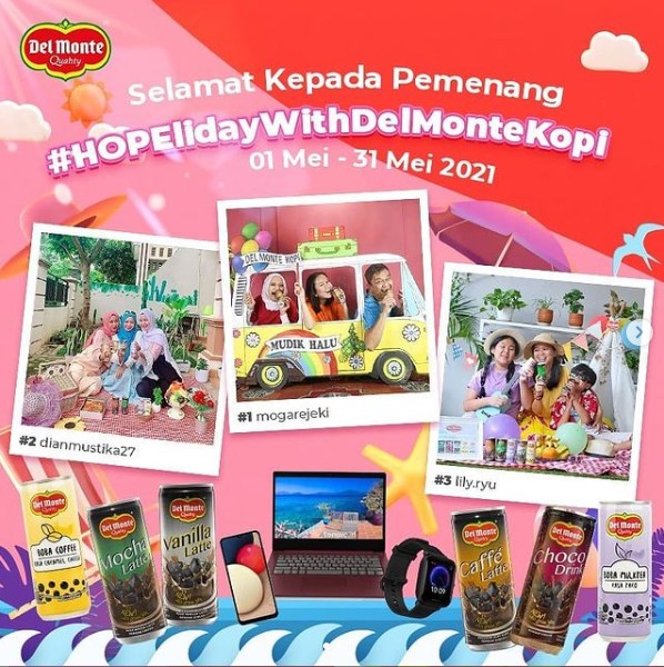 Pemenang Lomba HOPEliday With Del Monte Kopi