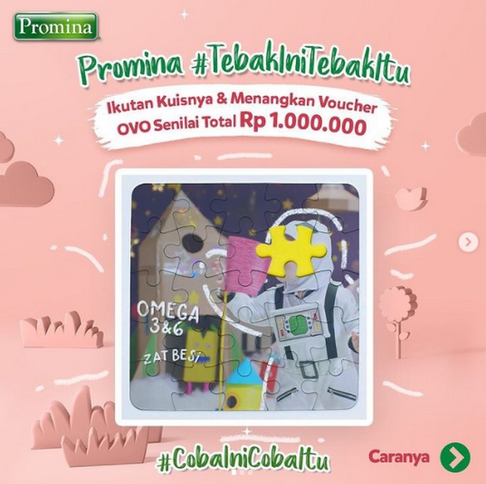 Promina Tebak Ini Tebak Itu Berhadiah Voucher OVO Total 1 Juta Rupiah