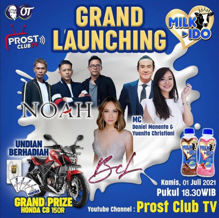 Saksikan Acara Grand Launching MILK-IDO Ada Undian Berhadiah Motor