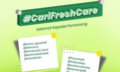 Selamat Kepada Para Pemenang Kuis Cari FreshCare