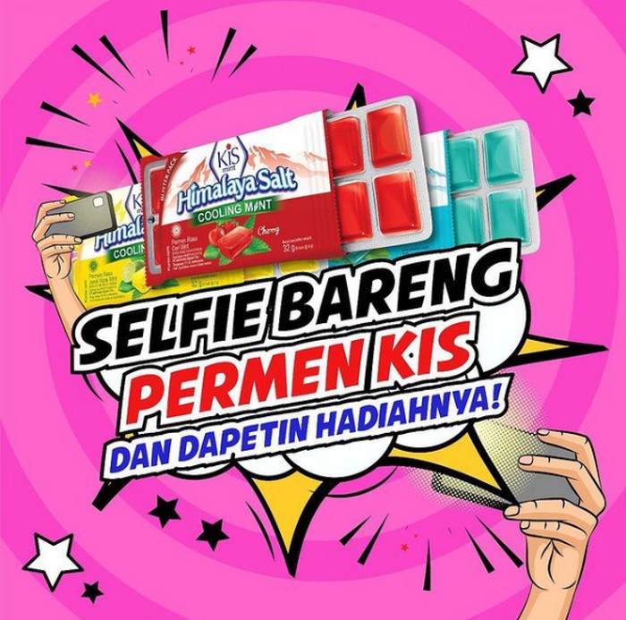 Selfie Bareng Permen Kis Berhadiah Saldo OVO + Parsel Produk