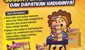 Susun Aim Marie Susu Setinggi Mungkin Menangin Saldo OVO Total 300K