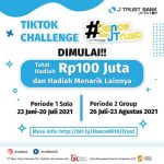 TikTok Challenge Dance With J Trust Total Hadiah Rp 100 Juta