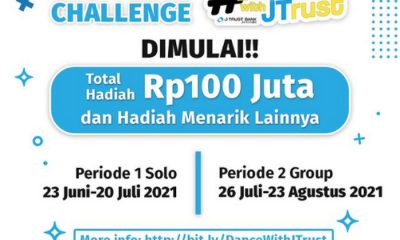 TikTok Challenge Dance With J Trust Total Hadiah Rp 100 Juta