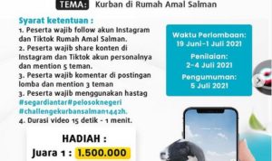 TikTok Challenge Kurban di Rumah Amal Salman Berhadiah Total 3 Juta