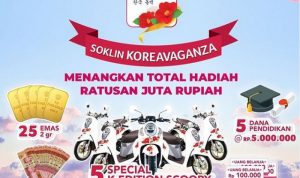 Undian SoKlin Koreavaganza Berhadiah 5 unit Motor K-Edition Scoopy