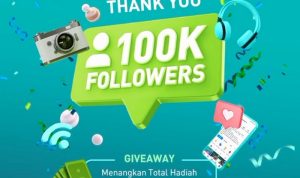 Giveaway 100K Followers Permata Bank Total Hadiah Saldo 10 Juta
