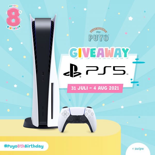 Giveaway Puyo 8th Birthday Berhadiah SONY Playstation 5