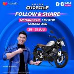 Giveaway Screenshot Troli Lazada Berhadiah 1 Motor Yamaha XSR