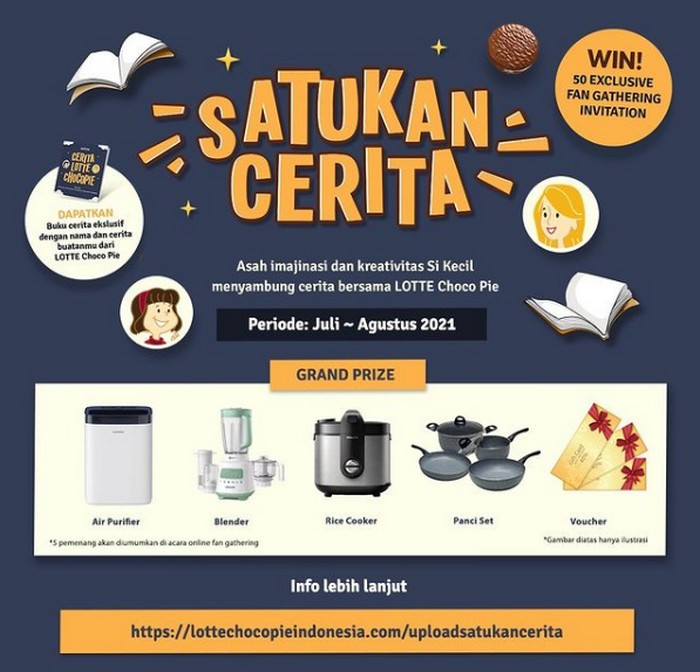 LOTTE Choco Pie Satukan Cerita Berhadiah Air Purifier, Blender, dan lainnya