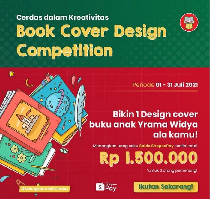 Lomba Desain Cover Buku Yrama Widya Berhadiah Shopeepay Total 1.5 Juta