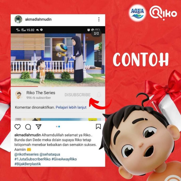 Lomba Foto 1 Juta Subscriber Riko Hadiah Total 10 Juta Rupiah (1)
