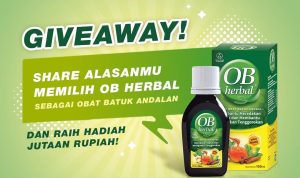 Lomba Foto Alasan Pilih OB Herbal Berhadiah Saldo OVO Total Rp. 1.5 Juta