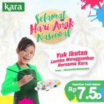 Lomba Menggambar Bersama Kara Total Hadiah Saldo 7,5 Juta