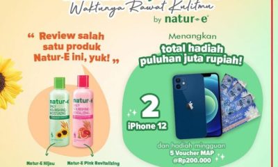 Lomba Review Natur-E Alfamidi Berhadiah 2 iPhone 12 & Voucher MAP